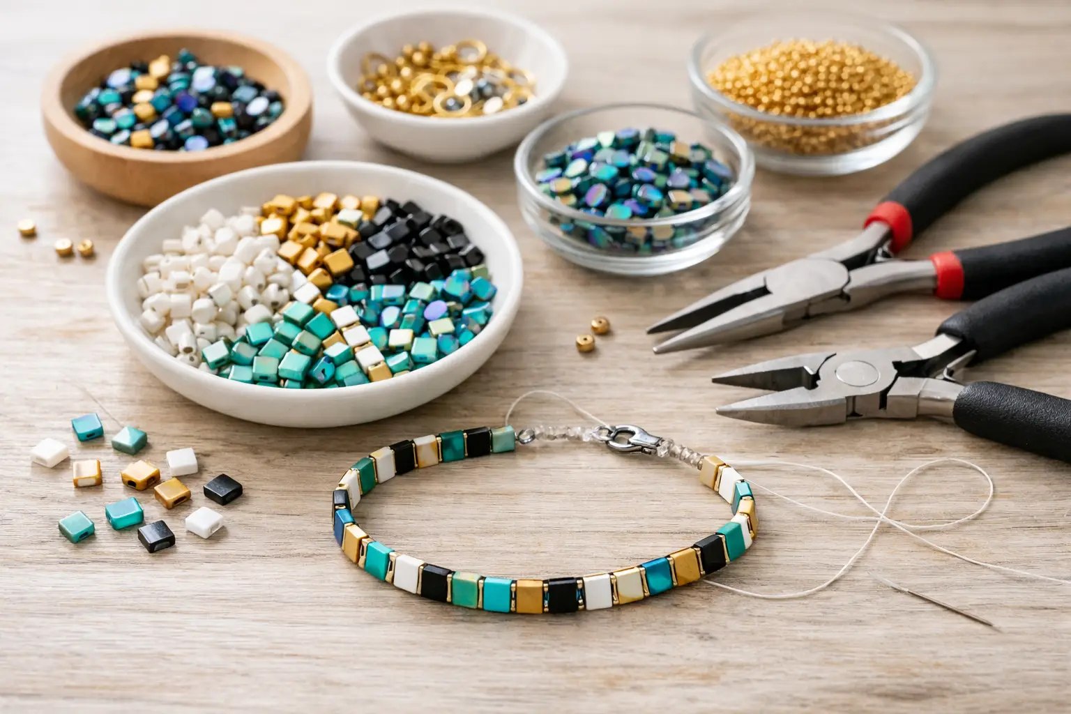 How to Use Tila Beads in Jewellery Making
