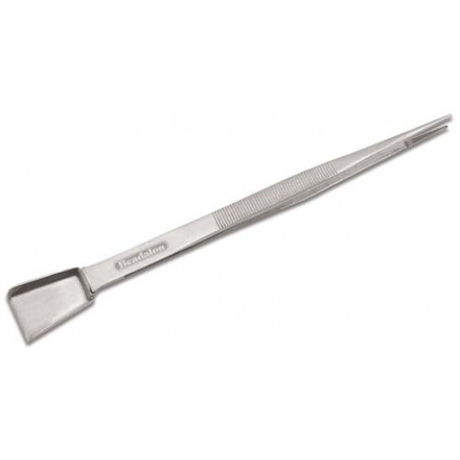 Straight Tweezers with Shovel