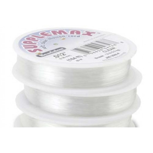 Supplemax Illusion cord, 0.15mm, Clear, 50M
