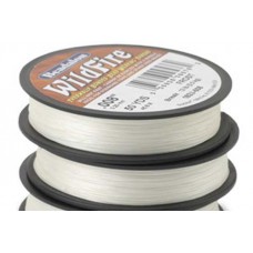 Frost White 0.15mm Wildfire beading thread, 161U-010, 114m spool