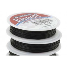 0.5mm Black Round Elasticity, 25m reel