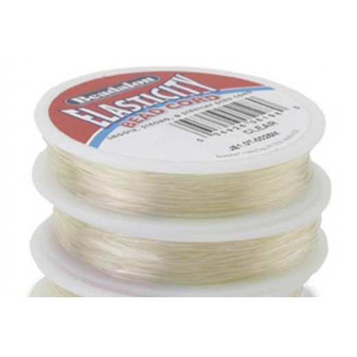 0.8mm Clear Round Elasticity, 25m reel