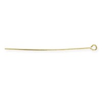 Beadalon Eye Pins, 0.7x50mm, Gold Plated,72 Pieces