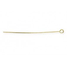 Beadalon Eye Pins, 0.7x50mm, Gold Plated,72 Pieces