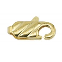 12mm Beadalon Gold Pattern Lobster Clasps, Pack of 12