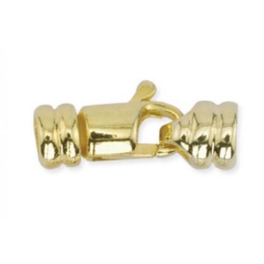 14mm Gold Swivel Tie Lobster Clasps, Pack of 6