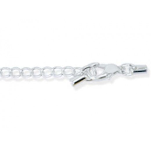 324B-022 Light Tube Cord Ends With Ext Chain, Silver Plated, 2 Pcs