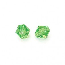 Peridot 3mm Preciosa Bicones, Pack of 48