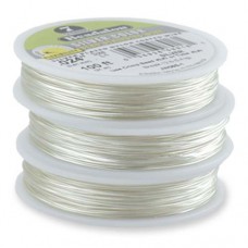 100 foot Silver Colour 7 Strand Beadalon Beading Wire  0.012