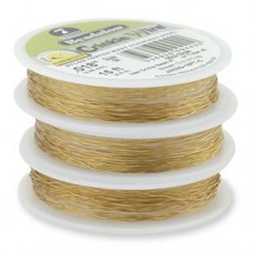 Satin Copper colour Beadalon 7 Strand Crinkle Wire, 0.018" diameter, 15ft r...