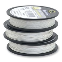 Beadalon JW17SP-15FT 19 Strand Wire, Silver Plated, 0.024", 15ft Reel
