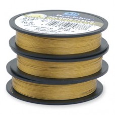 Beadalon JW12GP-1 49 Strand Wire, Gold Plated, 0.24, 100ft Reel