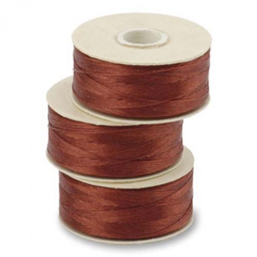 Shoe Red Nymo Beading Thread, Size D (0.30mm)
