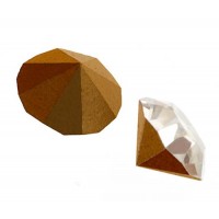 Preciosa Machine-Cut Chaton, PP24 Gold Foiled Crystal, pack of 144pcs