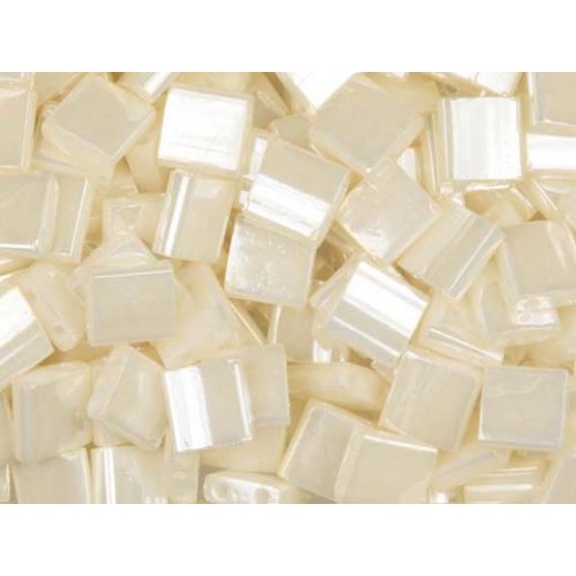 Antique Ivory Pearl Opaque Ceylon Colour 0592  Miyuki Tila Bead 5.2g approx.