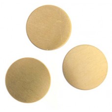 24ga Brass Circle, 19mm, Pack of 4