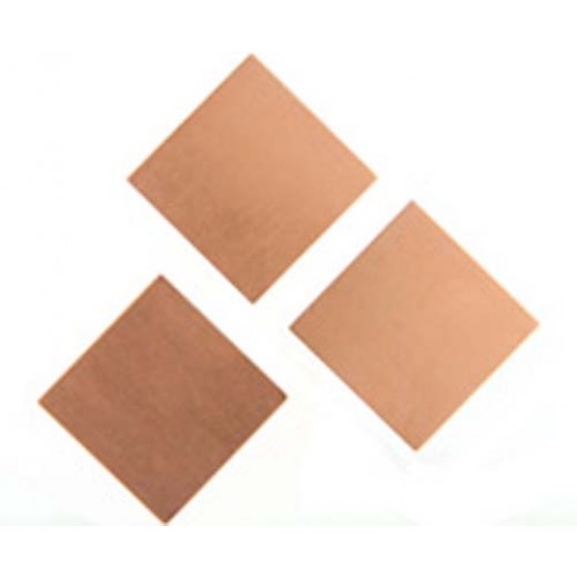 24ga Copper Square, 27mm stamping blank