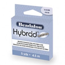 Beadalon 110T-010 Hybraid Strong, Knottable and Abrasion Resistant Beading Wire