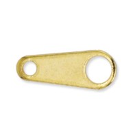8mm Gold Colour Tag, pack of 12pcs, 322A-006