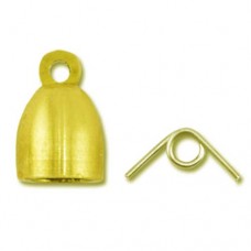 Beadalon EZ-Tie End Cone, Gold Colour, 1 pair, 300A-061