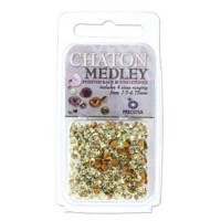 Preciosa Chaton Olivine Mix 5 gm approx.