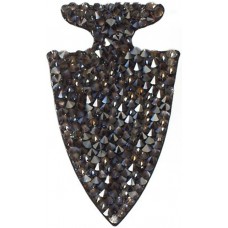 Swarovski Crystal Rock Arrow 63.5x31.7mm Silvershade Crystal