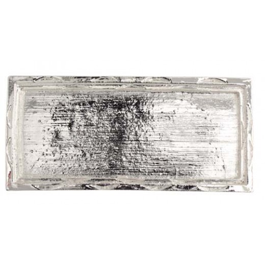 Instant Glam Tuscany Rectangle 75mm Silver