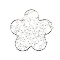 Silver Wire Flower Shape