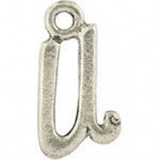 U Hanging Letter Charm 8x14mm