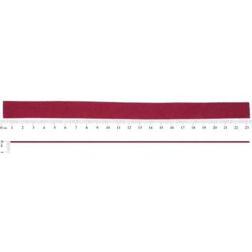 Ultrasuede Cuff Bracelet Strip, 0.5 x 9inch / 1.5x23.5cm, Fuschia