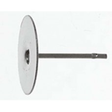 Ear Post - Flat 10mm Silver Colour x 100 Pcs 23610926