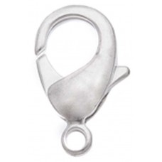 10mm Matte Silver Lobster Clasps, Pack of 10