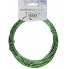 Aluminium Wire 12ga (2.5mm)  30ft Round Green