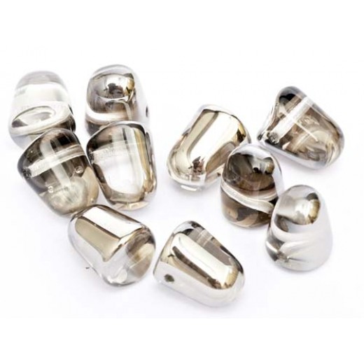 Crystal Chrome  Gumdrops, 10pcs
