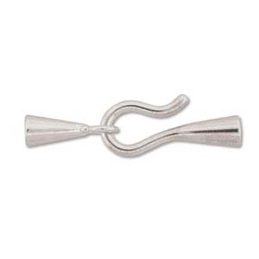 Medium Hook & Eye Clasp, I.D 3.2mm, Pack of 2 sets. Medium Hook & Eye Clasp, I.D 3.2mm, Pack of 2 sets.