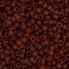 Dark Topaz Transparent Matte, Miyuki 11/0 Seed Beads, Colour 0134F, 250 Grams