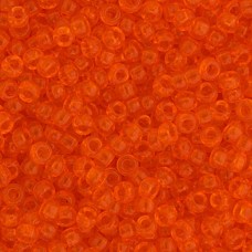 Orange Transparent, Miyuki 11/0 Seed Beads, Colour 0138, 250 Grams
