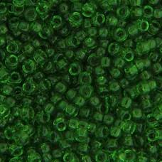 Transparent Green Miyuki 11/0 Seed Beads, 250g, Colour 0146