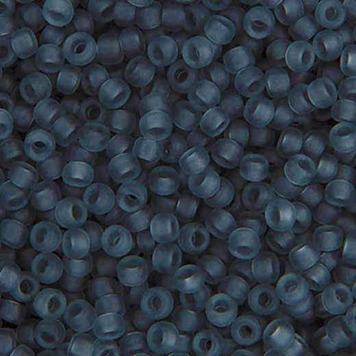Grey Transparent Matte, Miyuki 11/0 Seed Beads, Colour 0152F, 22g Approx Grey Transparent Matte, Miyuki 11/0 Seed Beads, Colour 0152F, 22g Approx