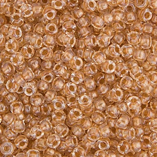 Crystal Sparkling Metallic Gold Lined Miyuki 11/0 Seed Beads, 250g, Colour 0234
