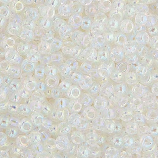 Bulk Bag Crystal AB Miyuki 11/0 Seed Beads, 250g, Colour 0250