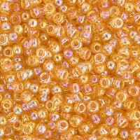 Bulk Bag Light Topaz Transparent AB Miyuki 11/0 Seed Beads, 250g, Colour 0251
