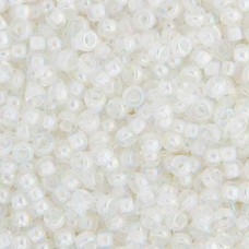 White AB Lined-Dyed Colour -0284, Miyuki 11/0, 22g