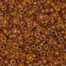 LightTopaz Topaz Lined AB Sparking Miyuki 11/0 Seed Beads, 250g, Colour 0377