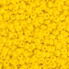 Bulk Bag Yellow Opaque Miyuki 11/0 Seed Beads, 250g, Colour 0404