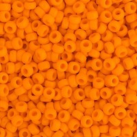 Miyuki Size 11/0 Seed Beads, Orange Mandarin Opaque, colour 0405, 22g Approx. 