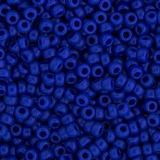 Bulk Bag Cobalt Blue Opaque Miyuki 11/0 Seed Beads, 250g, Colour 0414