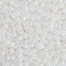 White Pearl Opaque Luster Miyuki 11/0 Seed Beads, 250g, Colour 0420
