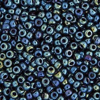 Gunmetal Opaque Iris Colour-456, Miyuki 11/0, 22g 