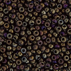 Bulk Bag Brown Opaque Iris Miyuki 11/0 Seed Beads, 250g, Colour 0458